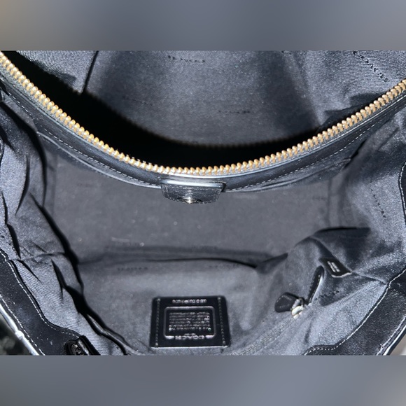 COACH Turnlock Edie Carryall In Colorblock With Snakeskin Detail w/ Wallet - Picture 12 of 16